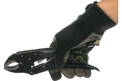 Зажим ручной с фиксатором тип WR черненый 250 мм FIT (52713)