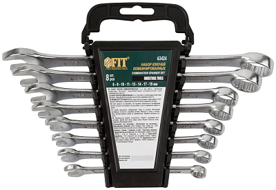Набор комбинированных ключей "Хард"8 шт. 8-19 FIT(63424)