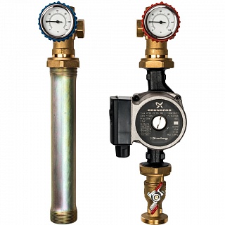 Группа насосная с прямым контуром 1" с насосом UPSO 25-65 в теплоизоляции (SDG-0001-002502) STOUT