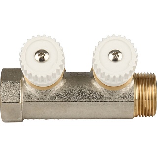 Коллектор распределительный  3/4", 2 отвода 3/4" EK (SMB 6851 343402) STOUT