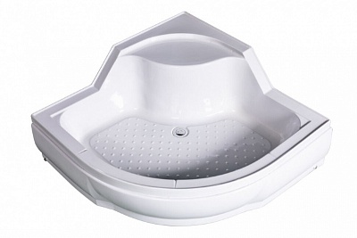 Поддон акриловый 0,9х0,9х0,40 WEMOR полукруг 