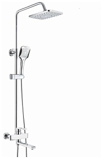 Душ. система SHEVANIK хром S9336