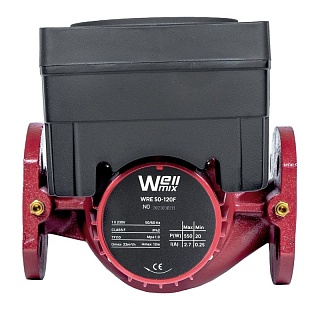Насос цирк. с част. WRE 50-120F (280мм) DN50, PN10, Qmax=22м3/ч, Hmax=12м, Tmax=110°С, 220В, 550Вт (16049997) Wellmix