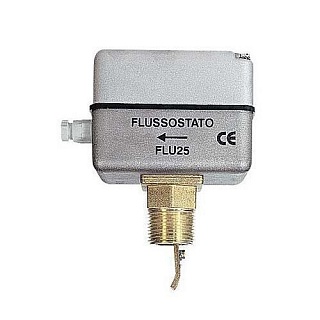 Реле протока FLU 25 (1-8", 10бар) 3-контактное, 10(5)А, пластик (10022079) Watts