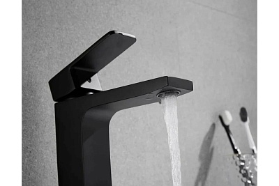 Смеситель д/раковины SHEVANIK черный S9701H