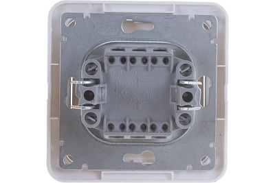 Выключатель 1-кл. СП Валери 10А IP20 бел. UNIVersal B0021 (75133)