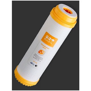 Картридж Slim 10''  умягчающий  с ионообмен смолой  Raifil IRC-10R(GAC housing)   (56)
