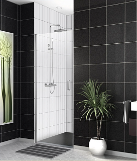 Дверь для душа BelBagno UNO-B-1-75-C-Cr стекло прозрачное