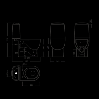 Унитаз-компакт "BEST Comfort" белый в компл. сиденье мультилифт  б/съем (Самара) 