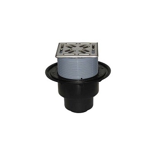 HL 3100 Pr  трап DN50/75/110 с решеткой КЛИК-КЛАК,с сухим сифоном