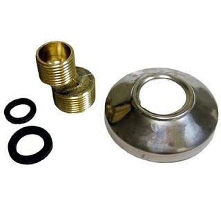 Эксцентрик НР 3/4*1/2 + отражатель черный матовый RAL 9005 TERMINUS