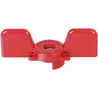 Ручка-бабочка для шарового крана 1/2"-3/4"(красная) svb-but-1234-02 Stout