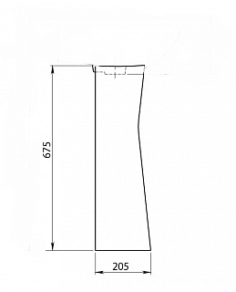 Умывальник с пьед."ВИТА-PRO" (пьед.Соната) (Воротынск) 