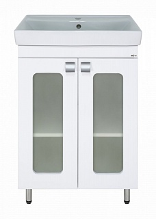 Комплект мебели 60 "Урал-60" напольная 2 дв., стекло MISTY (ум.Енисей-60/COMO-60)
