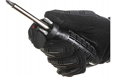 Отвертка FIT 5 CrV бит ,черная усиленная ручка с антискользящей накладкой 56245