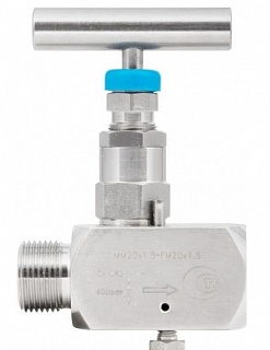 Клапаны игольчатые вн. – нар.G1/2, нержавеющая сталь 