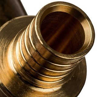 Угольник настенный проточный 16х1/2" бронзовый (10/060) (SFA-0040-001612)  STOUT