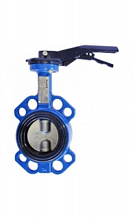 Затвор  BVF WT поворотный м/ф DN50 PN10/16 с ручкой (нерж. диск)