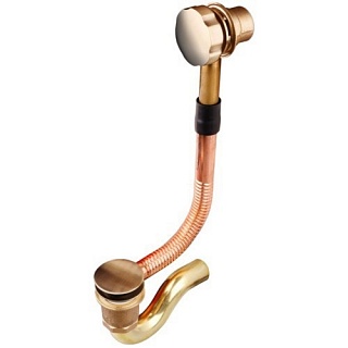 Обвязка для ванны KAISER автомат лат. бронза (8004An)