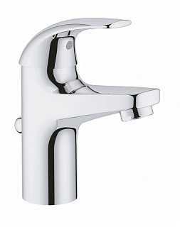 Смеситель д/умывал. GROHE BauCurve однорыч. со слив.гарнитуром (арт.32805000) АКЦИЯ!!!