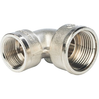 Уголок 3/4"-1" г/г с ограничителем ник.  GF (40/5) (SFT-0014-000134)