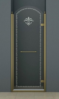 ДУШЕВАЯ ДВЕРЬ В НИШУ CEZARES RETRO -A-B-1-90-CP-G-L