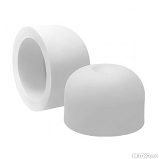 Заглушка 50 белый (150) ФД-plast