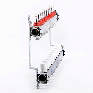 Коллектор нерж. с расходомерами 1"х3/4" на  10 выходов (450I4310(R) Uni-Fitt 