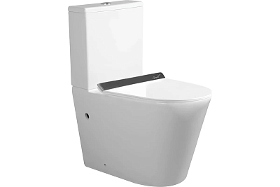 Унитаз-компакт Cerutti SPA "SELLA GW Tornado" безободковый сид.дюропл. м/лифт CT10096 АКЦИЯ