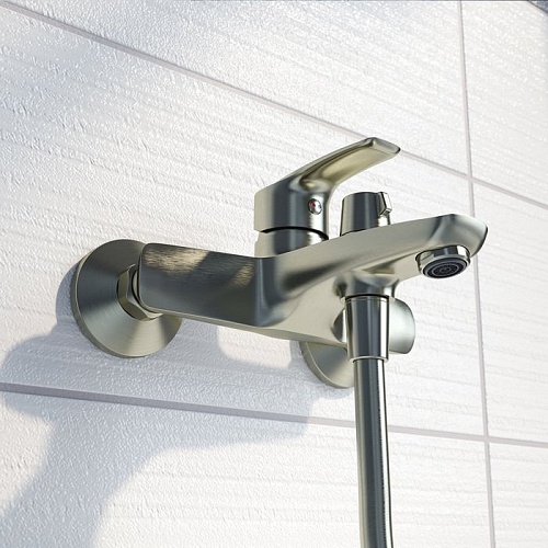 Смеситель для ванны, сатин, Ray, IDDIS, RAYBN02i02