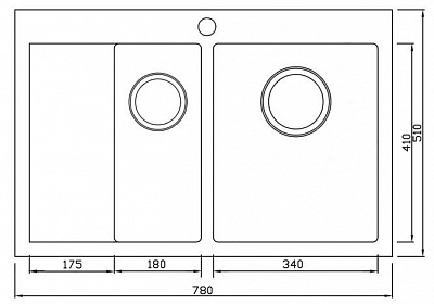 Кухонная мойка Seaman Eco Marino SMB-7851DLS