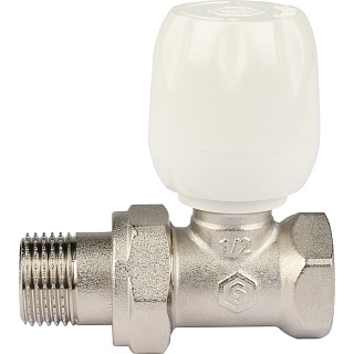Клапан д/радиатора 1/2" ручной прямой с неподъемным шпинделем (SVRs 1172 000015) STOUT