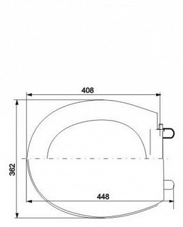 Сиденье д/унитаза SANITA Формат, Эталон пластик (Самара) СУ 80.07.80С/ WS0111 (14)