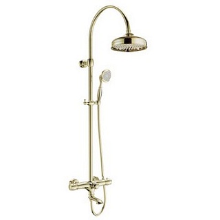 Душ. система KAISER Aria  душевая система  с термостатом бронза (03182-1)