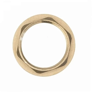 Контргайка Ду-32 RDT, G1 1/4", латунь, с ребордой (32040)