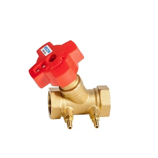 Клапан балансировочный ручной латунь Ду 15 RSV54 G1/2" Ру16 Тмакс=110 оС ВР Kvs=4.1 м3/ч REON (015RSV54) (136543)