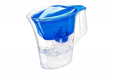 Фильтр-кувшин "Барьер-Танго" (Синий) 2,5 л, узор на корпусе