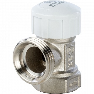 Клапан д/радиатора 3/4" термостатический, угловой 3/4 (SVT 0004 000020) STOUT АКЦИЯ !!!