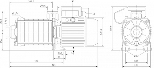 Насос MHIL 303-E-1-230-50-2 (4083896)