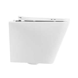 Унитаз подвесной Belbagno "ARDENTE-R" безободк. сид.м/л (BB520CHR+BB2322SC) 