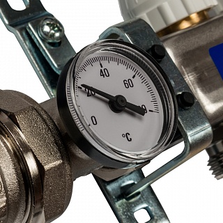 Коллектор 9-вых. нерж.ст. с расходомер. (SMS 0907 000009) STOUT