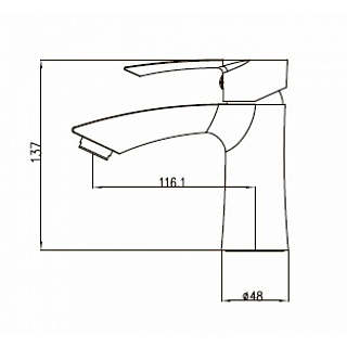 Смес д/раковины Kaiser Aurora (67011)