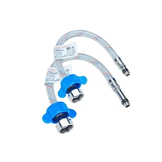 Подводка к смесителю 0,6 1/2хM10 ЦС (ГП002002) нейлоновая оплетка