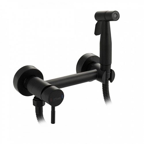 GFmark Смеситель гигиенический настенный ЧЕРНЫЙ из нержавеющей стали (2448) 