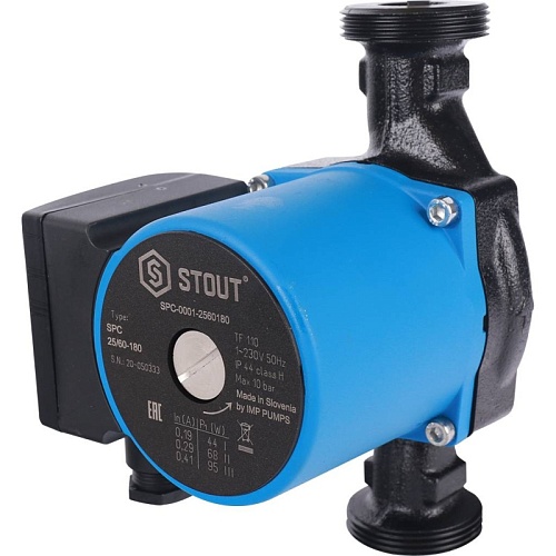Насос циркуляционный 25/60-180 (SPC-0010-2560180) STOUT