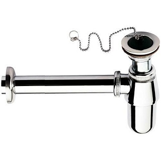 Сифон KAISER для раковины с выпуском хром (973Z /9592)