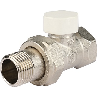 Клапан запорно-балансировочный, прямой 1/2" (SVL 1176 000015) STOUT