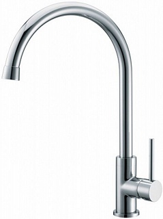 Смес д/кухни Kaiser Merkur бок. с гайкой (26344/5048)