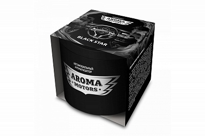 Ароматизатор гелевый "Aroma Motors" BLACK STAR 100мл ВЫГОДА