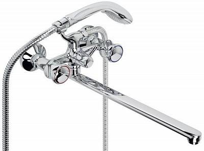 Смеситель д/ванны LEONIDO дайвотер клапанный, к/б керамика 112L ARGO 10020/44197 снят с призводства